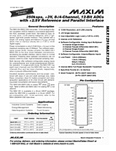 DataSheet MAX1291A pdf